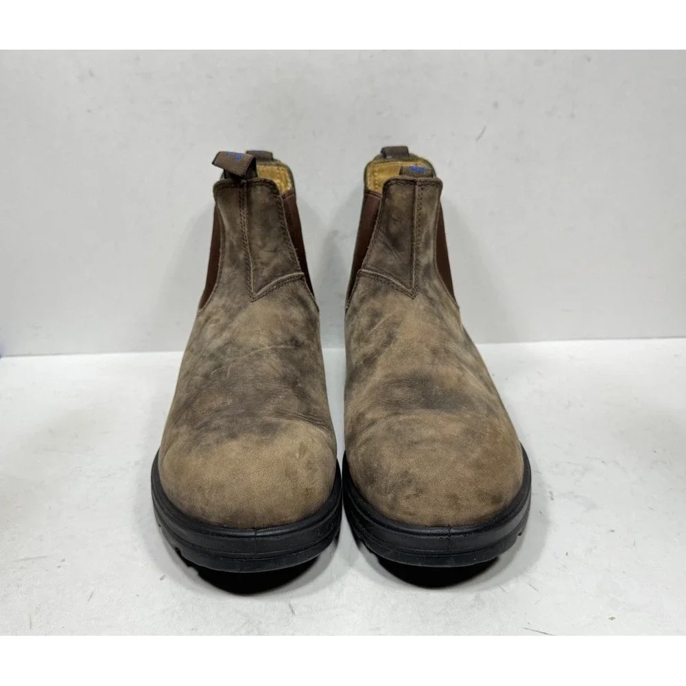 Blundstone 584 Premium Thermal Chelsea Boots Rustic Brown Men's Size 11.5 US